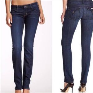 Carly flap straight leg Hudson jeans